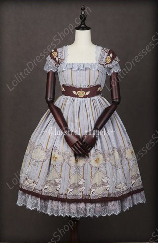 Chiffon Royal Carousel Sleeveless Lace Luxury Classical Puppets Lolita JSK Vest Dress