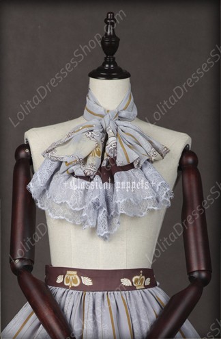 Chiffon Royal Carousel Lace Classical Puppets Lolita Scarf