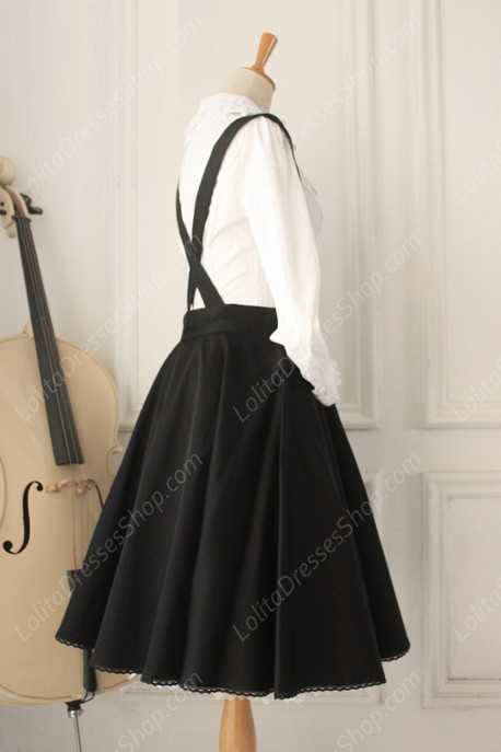 Gothic Retro Cloak Lolita Strap Dress Lolita Suit