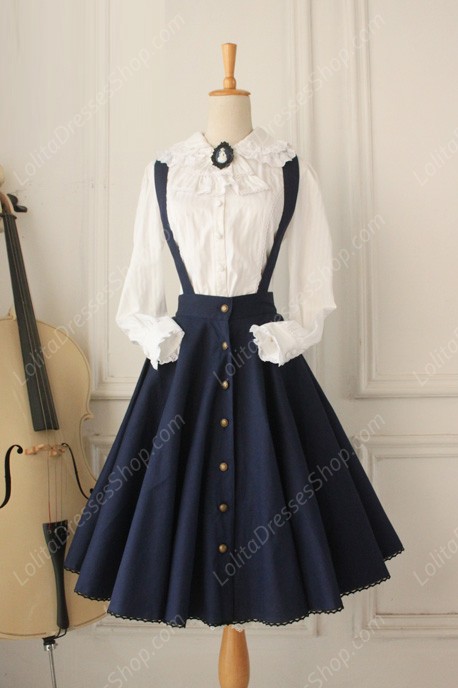 Gothic Retro Cloak Lolita Strap Dress Lolita Suit