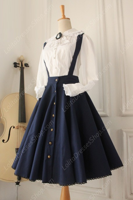 Gothic Retro Cloak Lolita Strap Dress Lolita Suit