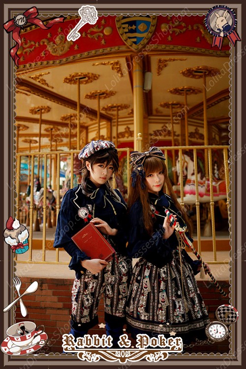 Sweet Cotten Rabbit Poker Infanta Lolita Shorts