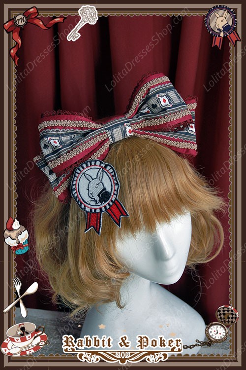 Sweet Cotten Rabbit Poker Infanta Lolita Medal