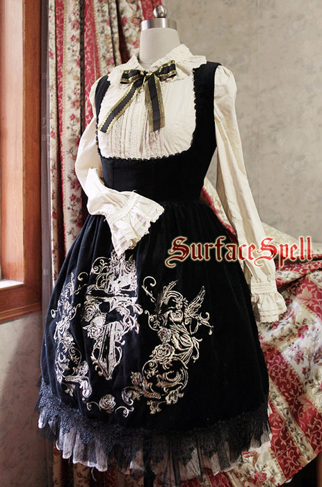 Judgment Day Original Embroidery Breast Care Surface Spell Gothic Lolita Dress