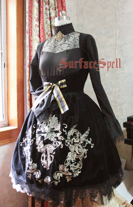 Judgment Day Original Embroidery Breast Care Surface Spell Gothic Lolita Dress