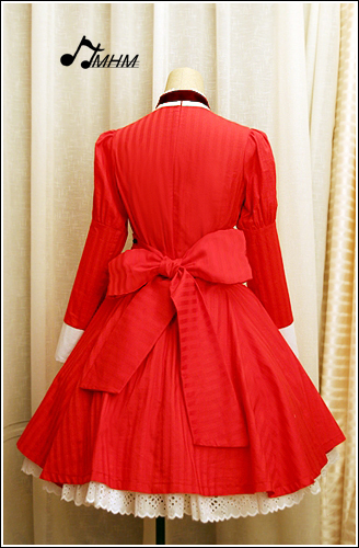 APH Red Dark Lines HMHM Lolita Dresses