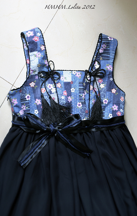 Western Antique Doll Bow High Waist HMHM Lolita Dresses