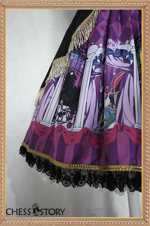 Sweet Cotton Doll Theater Corset Design Chess Story Lolita Jumper Dress