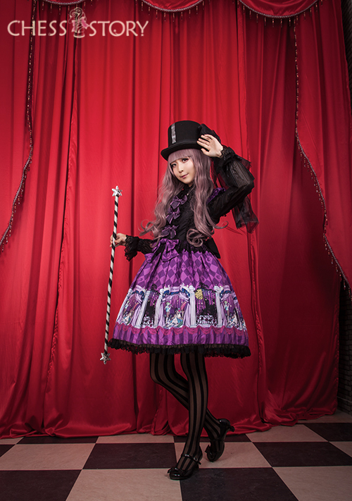 Sweet Cotton Doll Theater Series Chess Story Lolita OP Dress