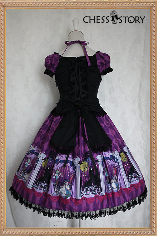 Sweet Cotton Doll Theater Series Chess Story Lolita OP Dress