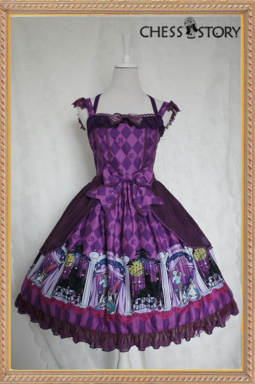 Sweet Cotton Doll Theater Series Chess Story Lolita Jumper Dress-Time-limited Offer