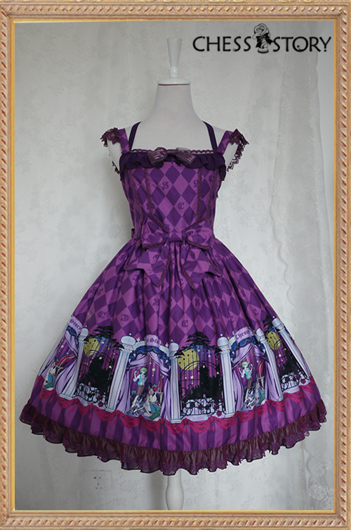 Sweet Cotton Doll Theater Series Chess Story Lolita Jumper Dress-Time-limited Offer