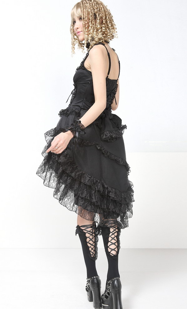 Chiffon Sling Backless Lace Cake GLP Lolita Dresses