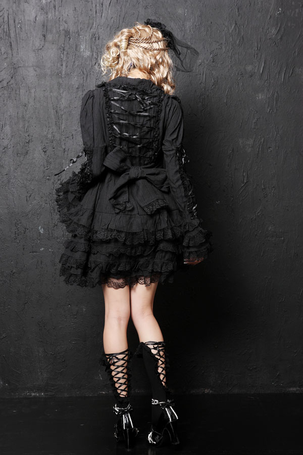 Lace Ribbon Flounced GLP Lolita Dresses