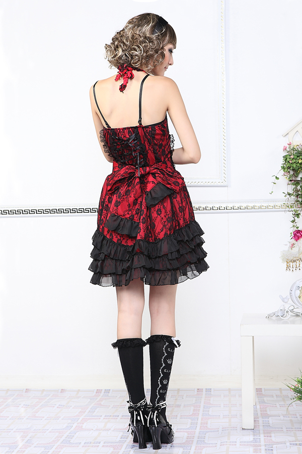 Sling Backless Lace Cake GLP Lolita Dresses