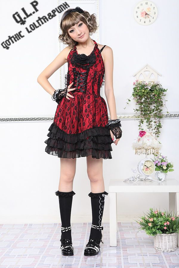 Sling Backless Lace Cake GLP Lolita Dresses