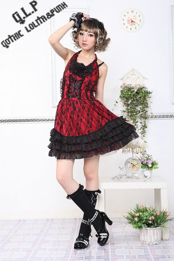 Sling Backless Lace Cake GLP Lolita Dresses