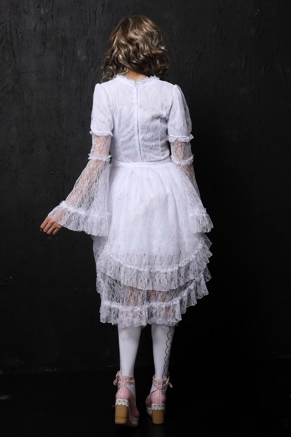 Multilayer Trumpet Sleeves Lace Princess GLP Lolita Dresses