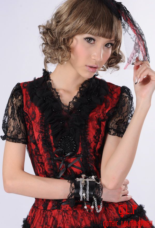 Irregular Gorgeous Flounced Bow Hollow GLP Lolita Dresses