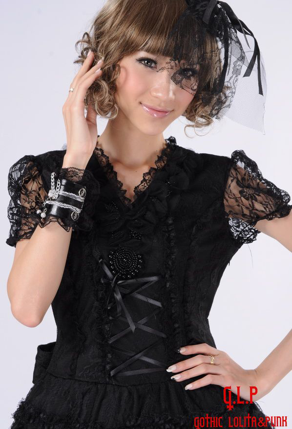 Irregular Gorgeous Flounced Bow Hollow GLP Lolita Dresses