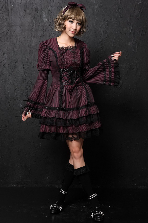 Princess Bow Flounced Detachable Sleeves GLP Lolita Dresses