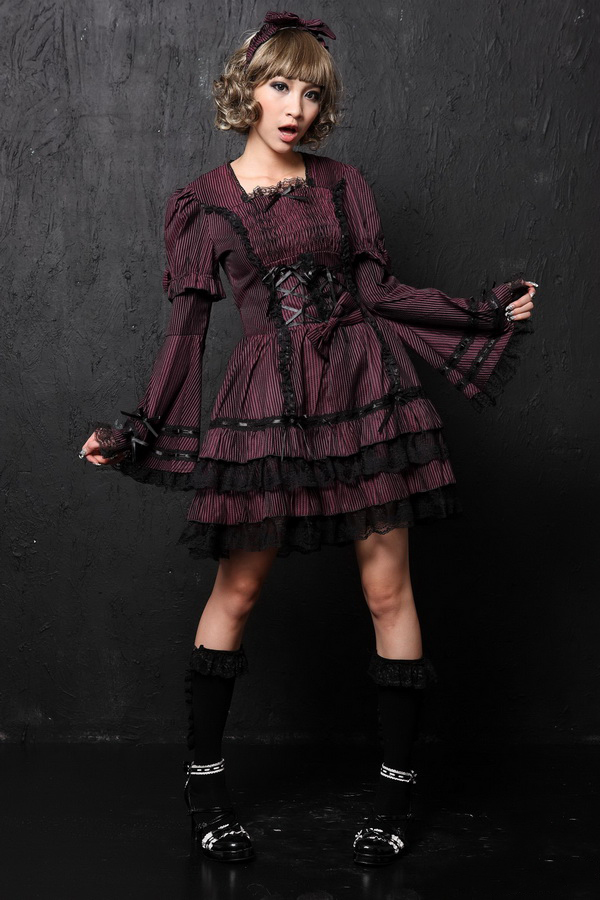 Princess Bow Flounced Detachable Sleeves GLP Lolita Dresses