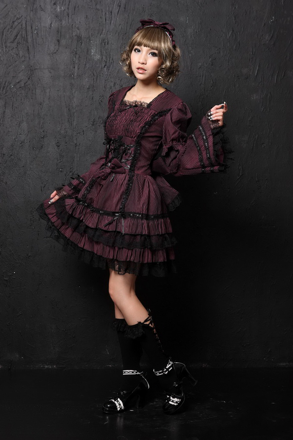 Princess Bow Flounced Detachable Sleeves GLP Lolita Dresses