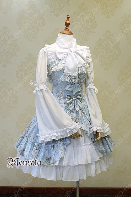 Sweet Chiffon Flounce Mousita Lolita Bust Skirt