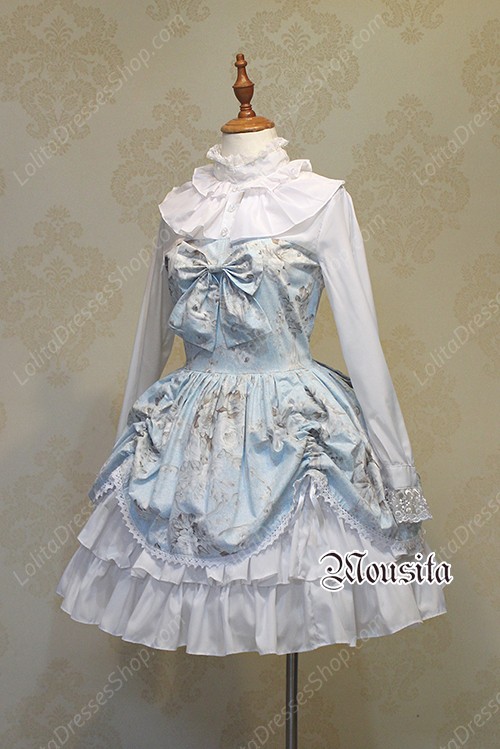 Sweet Chiffon Flounce Mousita Lolita Bust Skirt