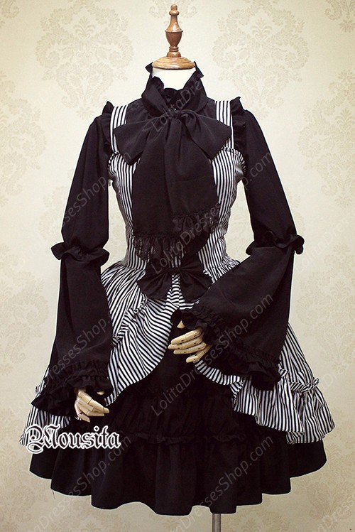 Sweet Chiffon Gothic Mousita Lolita Bust Skirt