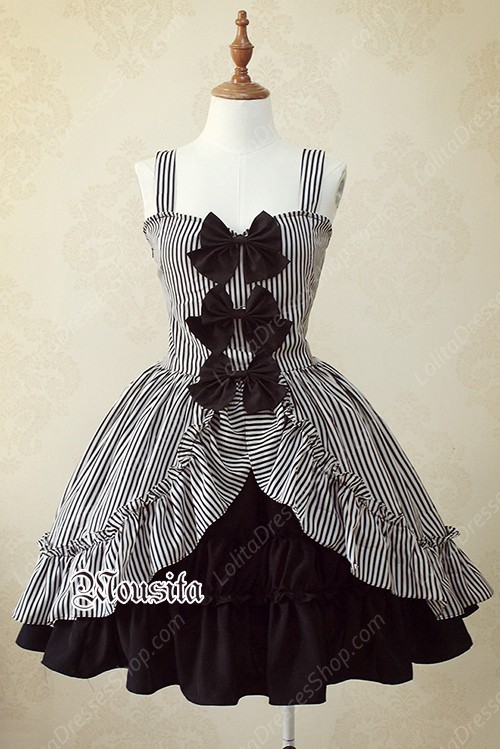 Sweet Chiffon Gothic Mousita Lolita Bust Skirt