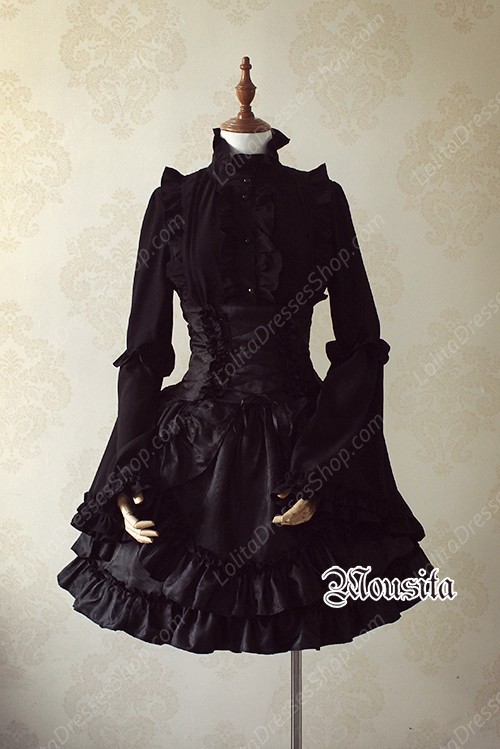 Gothic Cotton Gothic Multilayer Mousita Bust Skirt