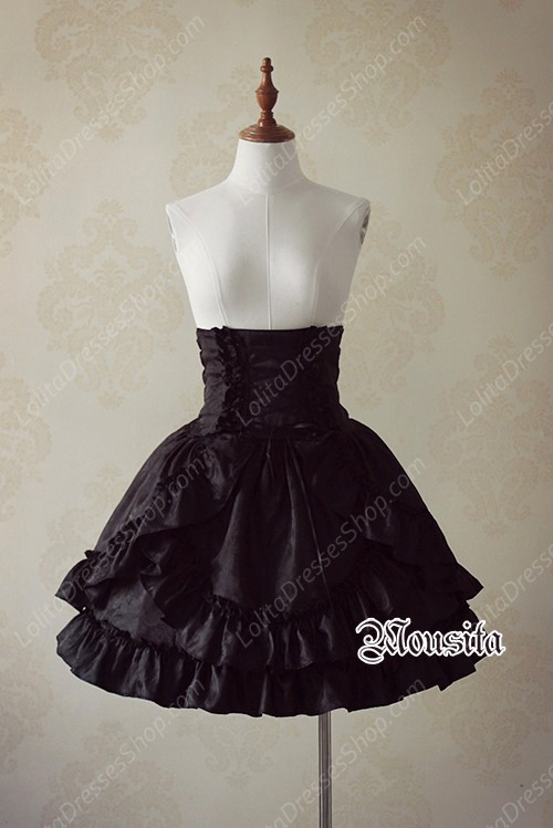 Gothic Cotton Gothic Multilayer Mousita Bust Skirt