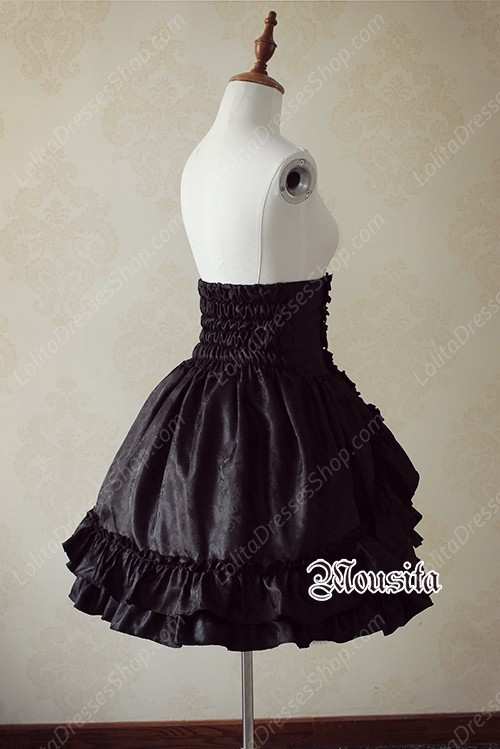 Gothic Cotton Gothic Multilayer Mousita Bust Skirt