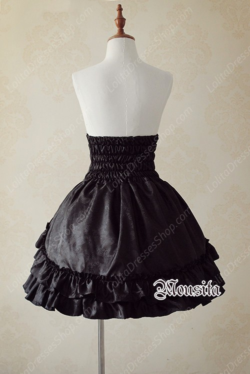 Gothic Cotton Gothic Multilayer Mousita Bust Skirt