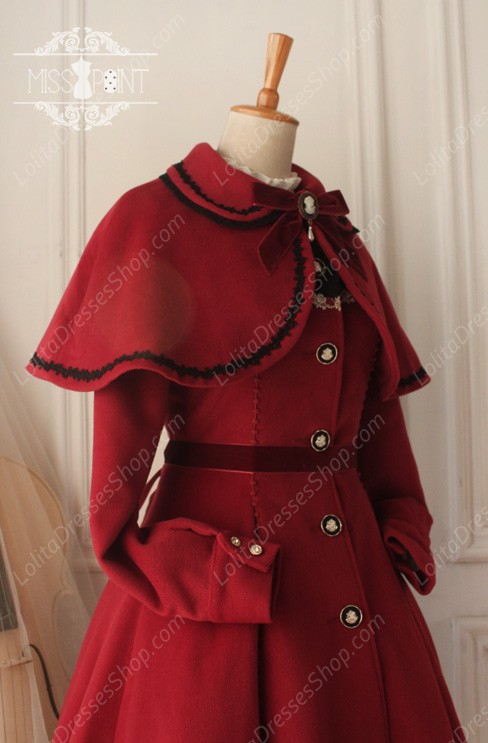 Sweet Woolen Countess Vintage Elegant Cloak Coat Lolita Suit