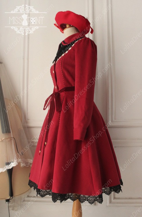 Sweet Woolen Countess Vintage Elegant Cloak Coat Lolita Suit