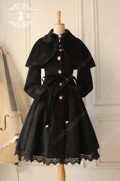 Cheap Sweet Woolen Countess Vintage Elegant Cloak Coat Lolita Suit Sale ...