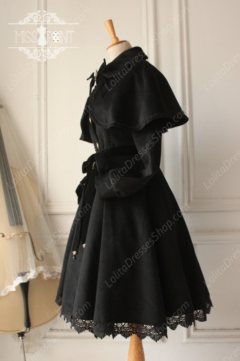 Sweet Woolen Countess Vintage Elegant Cloak Coat Lolita Suit