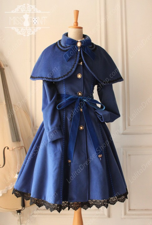 Cheap Sweet Woolen Countess Vintage Elegant Cloak Coat Lolita Suit Sale ...