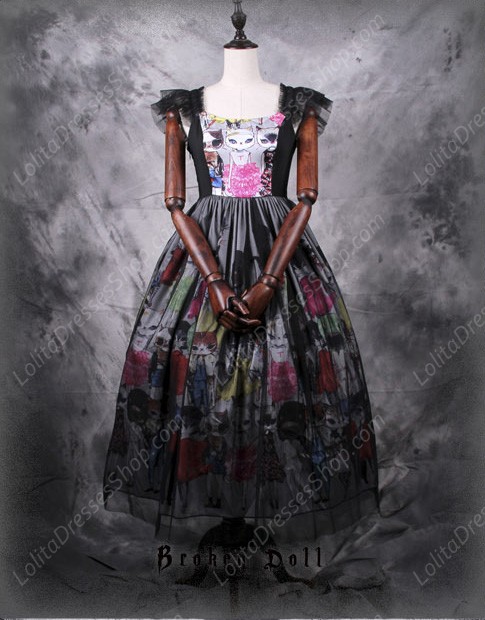 Broken Doll MISS CAT Classical Puppets Vest Dress