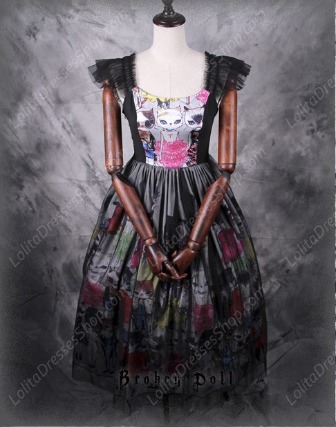 Broken Doll MISS CAT Classical Puppets Vest Dress