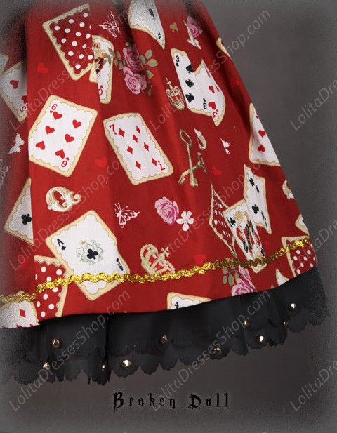 Broken Doll Poker Face Red And Blue Double Color Classical Puppets CP