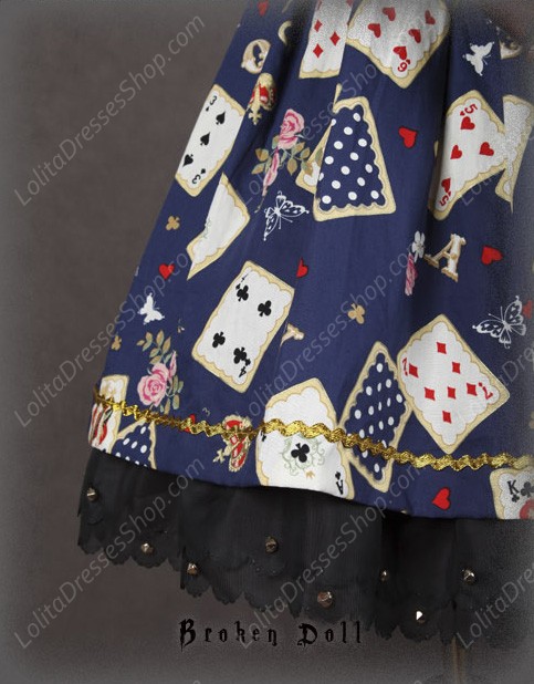 Broken Doll Poker Face Red And Blue Double Color Classical Puppets CP