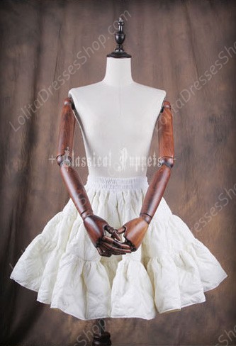 WINTER IS COMING A Line Classical Puppets Short Cotton-padded Jacked Petticoat Outside