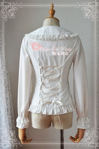 Sweet Cotten Lovely Heart Language Magic Tea Party Lolita Blouse