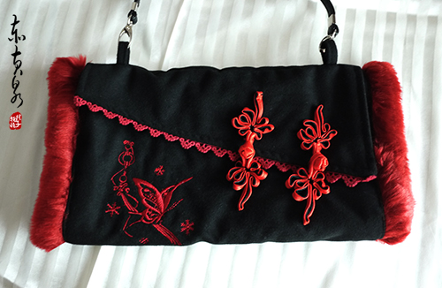 Elegant Embroidery Qi Chess Story Lolita Gloves