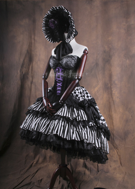Theater Theme Elegant Classical Puppets Lolita Corset and Skirt Sets