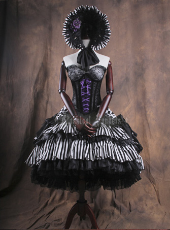 Theater Theme Elegant Classical Puppets Lolita Corset and Skirt Sets