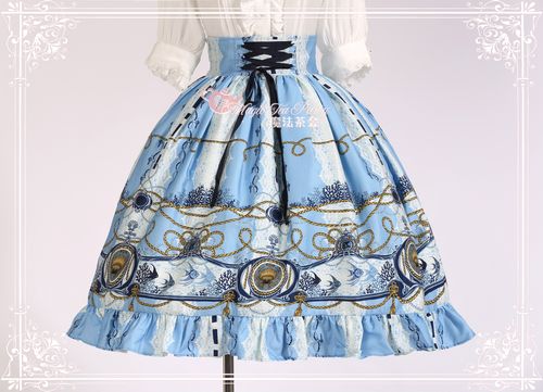 Angel Fish Embroidery Magic Tea Party Lolita SK